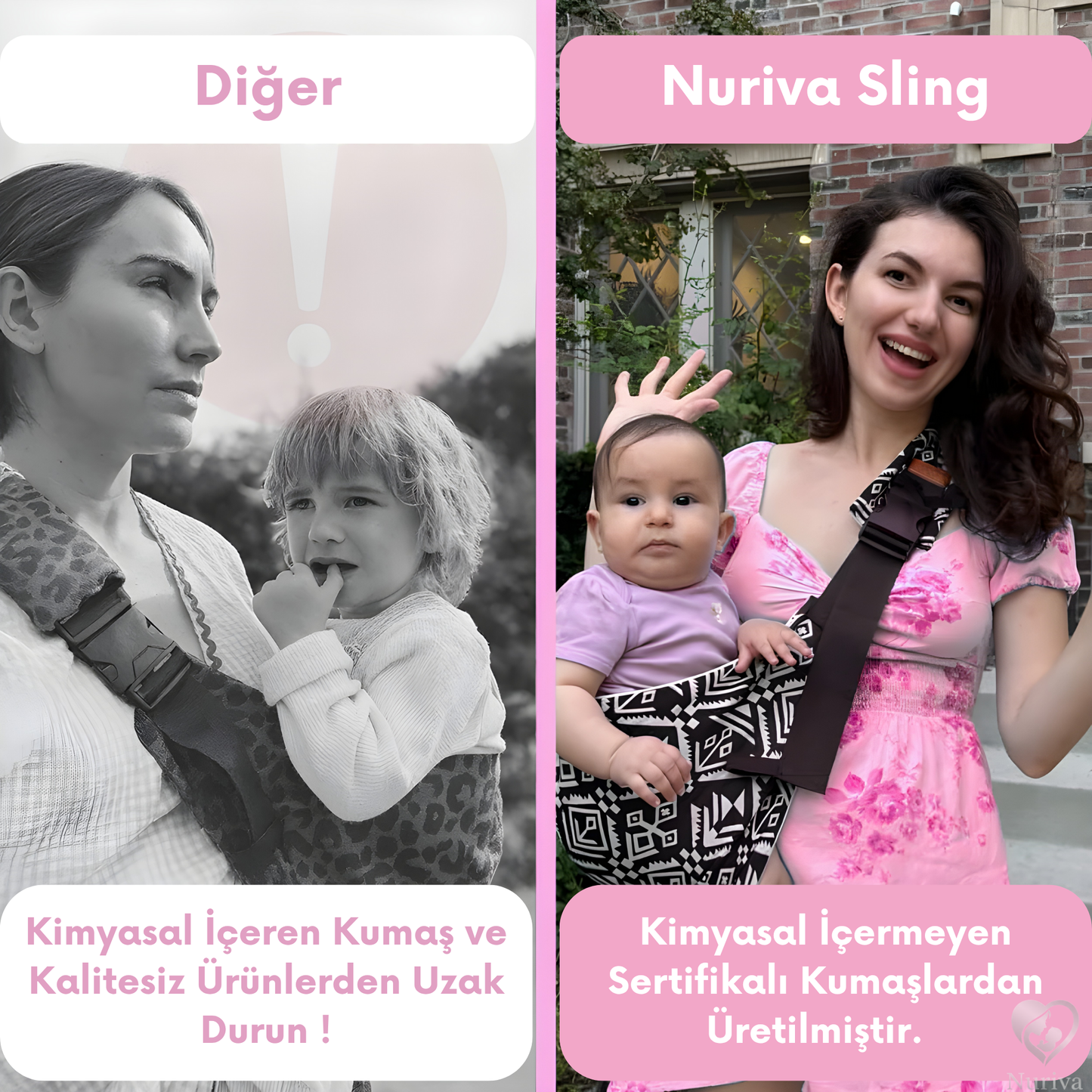 Nuriva - Bebek Taşıyıcı Sling